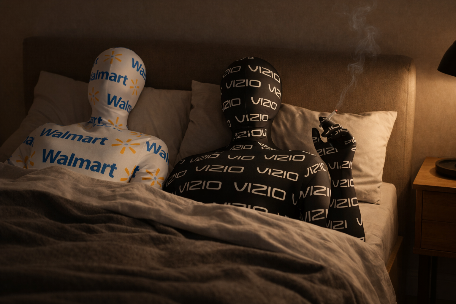 Atmospheric thumbnail for Walmart and Vizio article